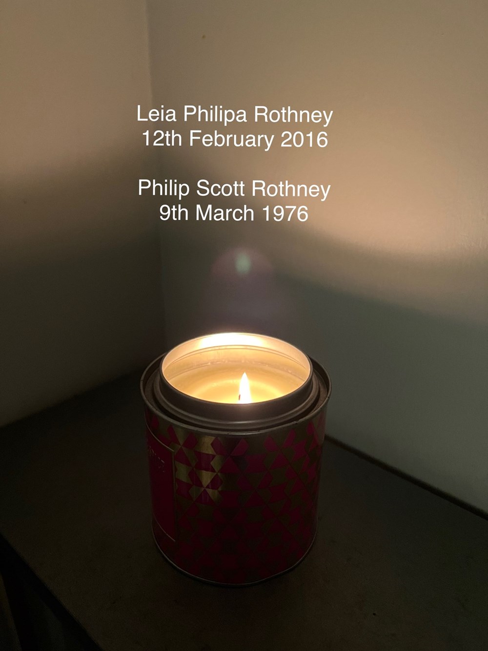 Leia Philipa Rothney and Philip Scott Rothney