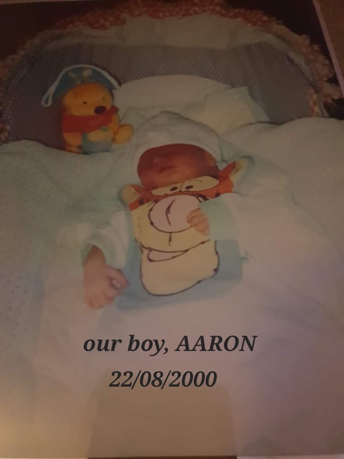 Our special boy Aaron Steve Nicholls 